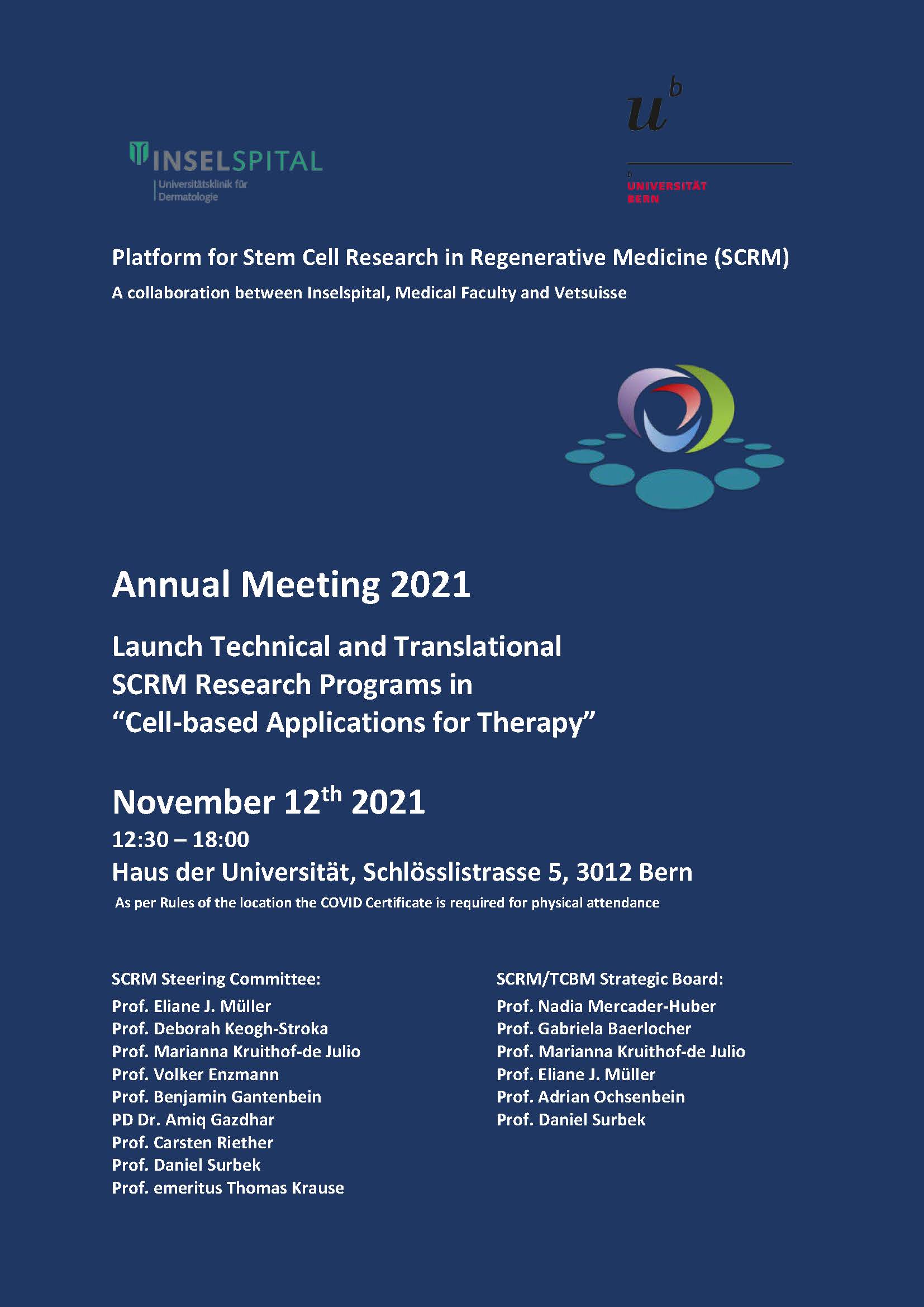 SCRM Annual Meeting 2021 flyer