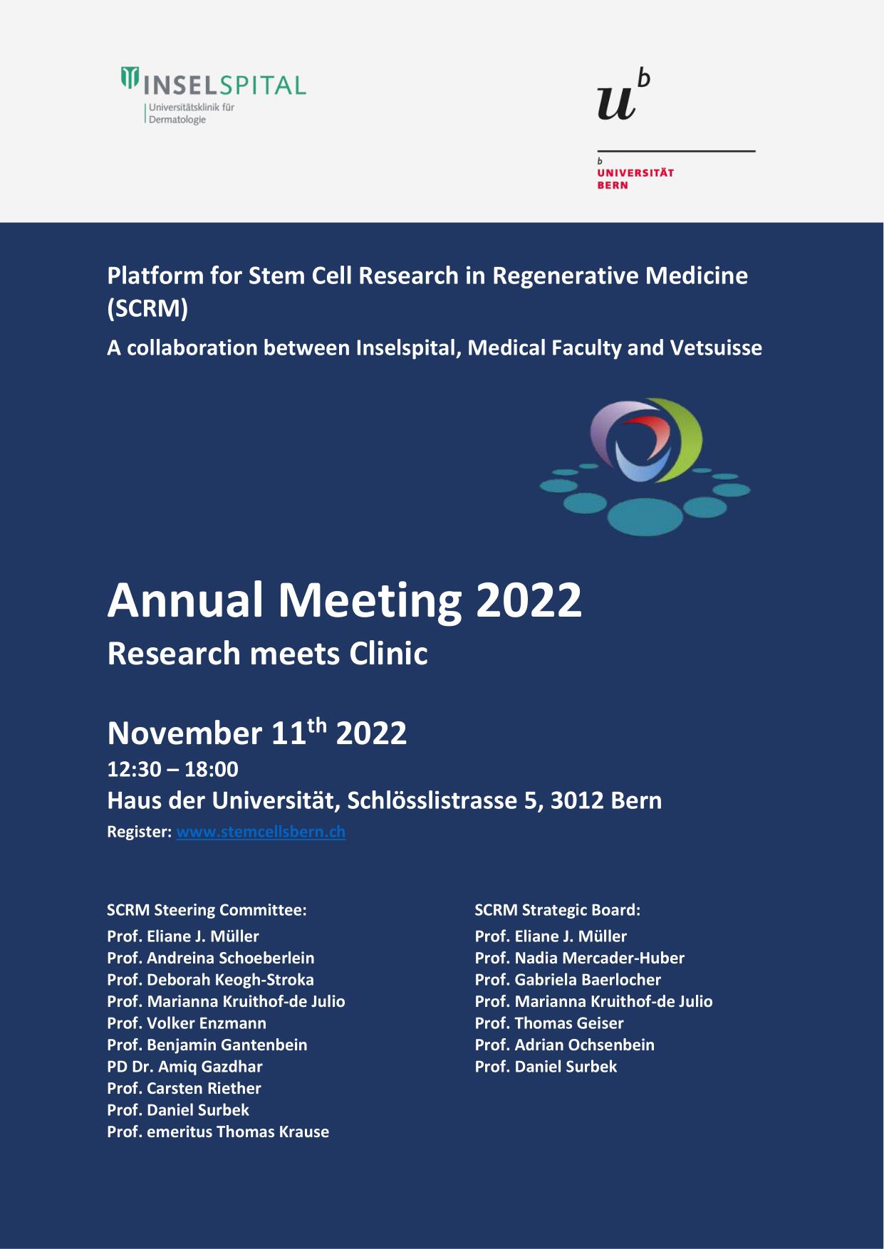 SCRM Annual Meeting 2022 flyer