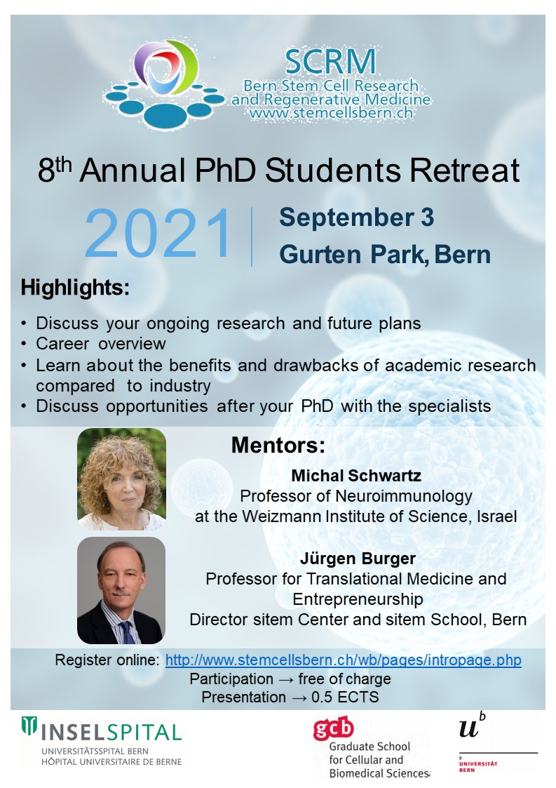SCRM PhD Students Retreat Flyer 2021